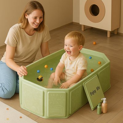baignoire bebe pliable pokabull expérience agréable