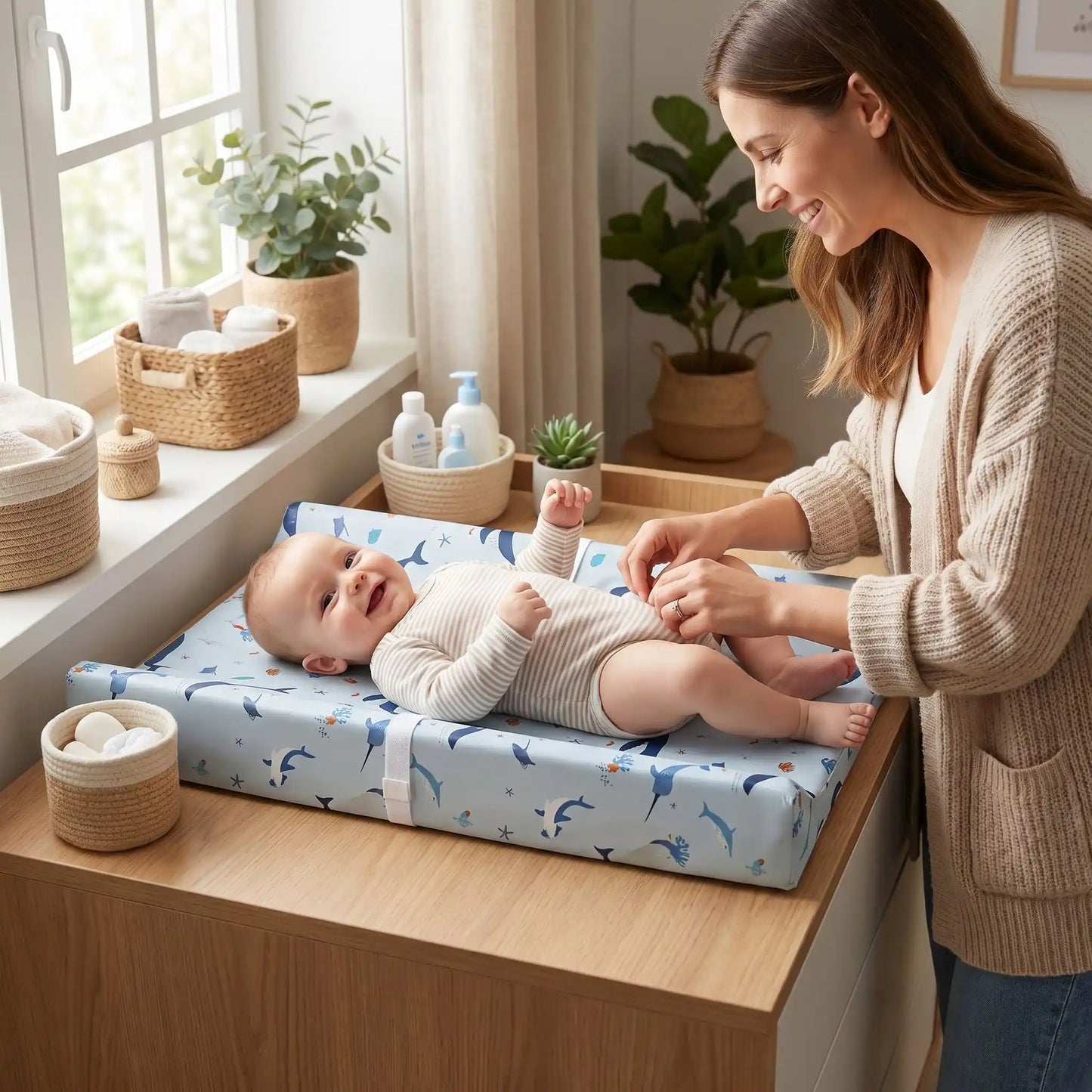 matelas a langer bebe noly surface imperméable