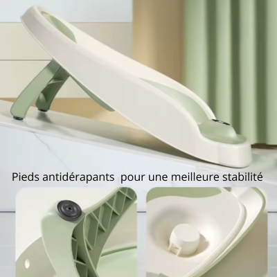 siege pour bebe dans baignoire babynest pieds antidérapants