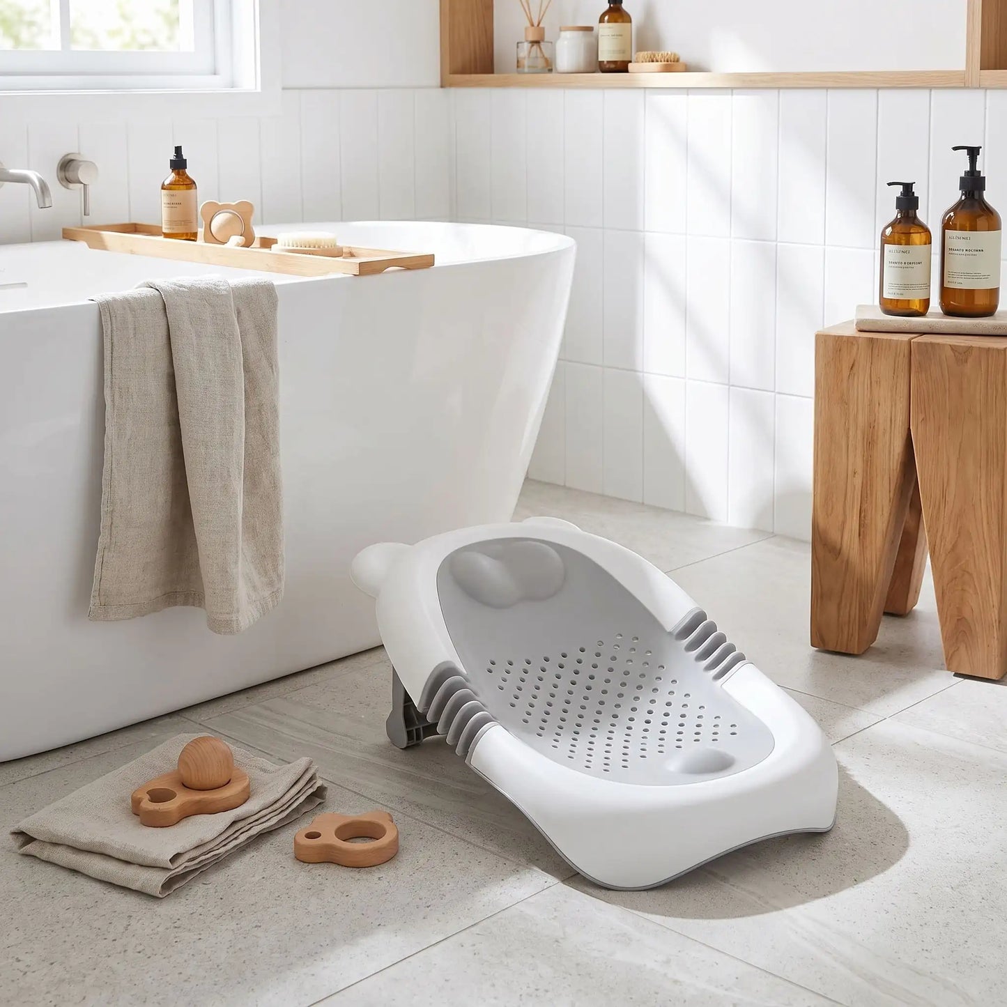 transat de bain pour bebe bubloo conception ergonomique