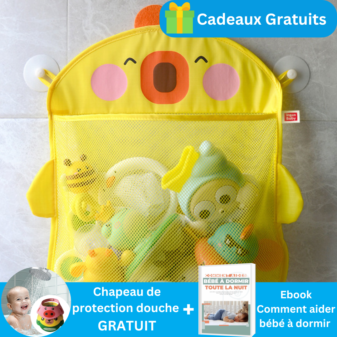 Toys Bag™ | Solution ludique de rangement de bain