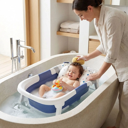 baignoire bébé pliable aquaspa sécurité confort