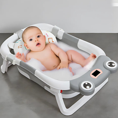 baignoire pliable bebe frozzie coussin ergonomique
