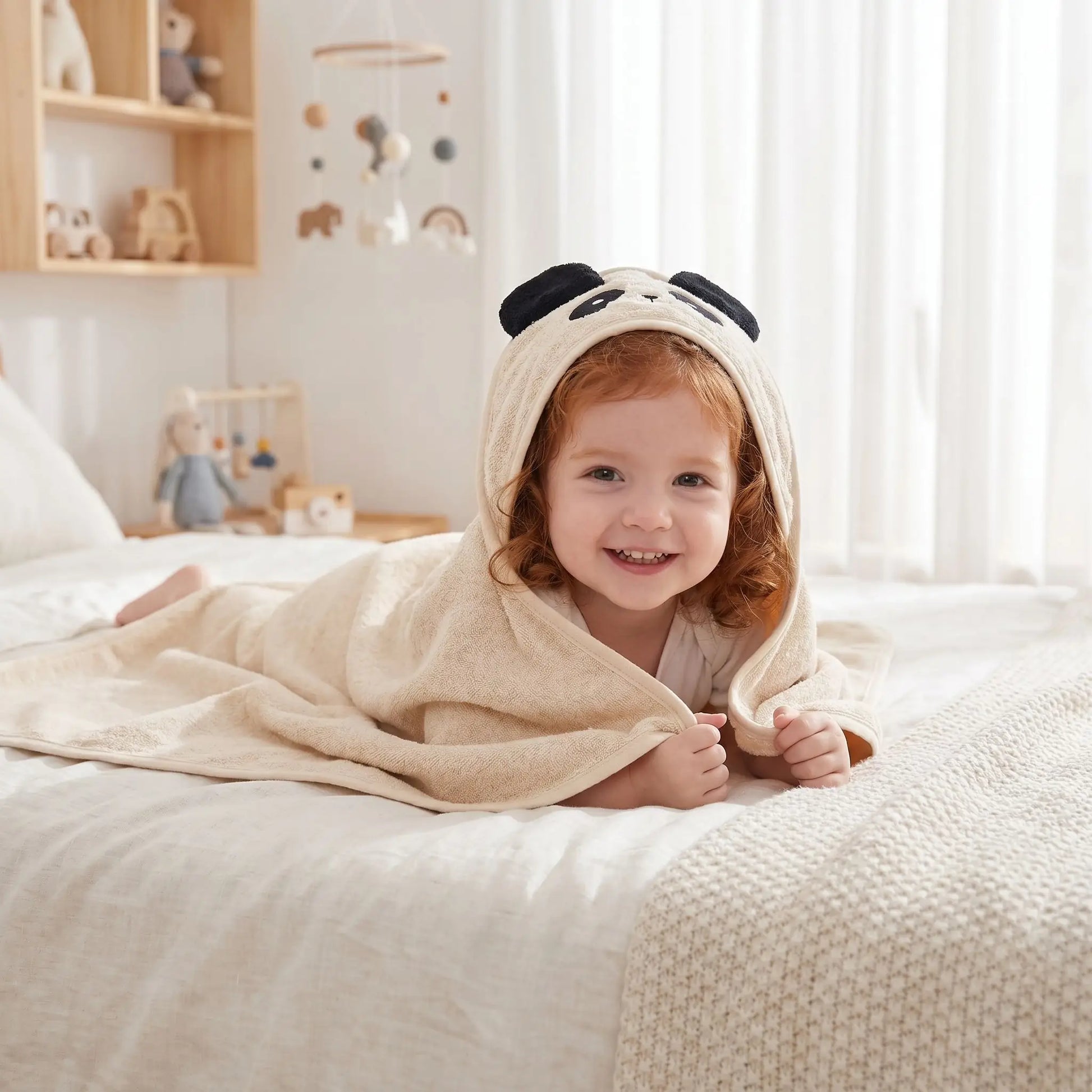 cape de bain bebe bambou serviette ultra absorbante