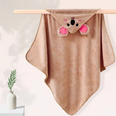 cape de bain bébé koala mignonne étendue