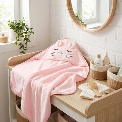 cape de bain bébé misty design mignon