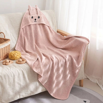 cape de bain bebe pompom design mignon