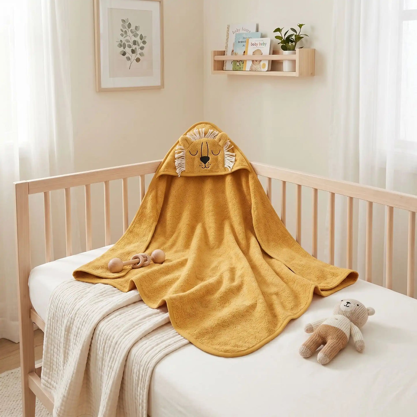 cape de bain bebe roary design ludique
