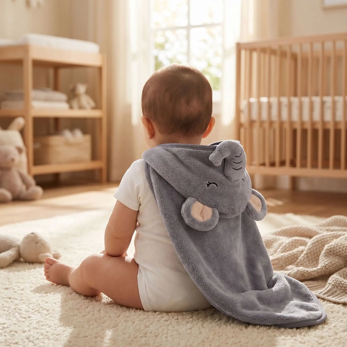 cape de bain bébé tumbo pour emmailloter bébé