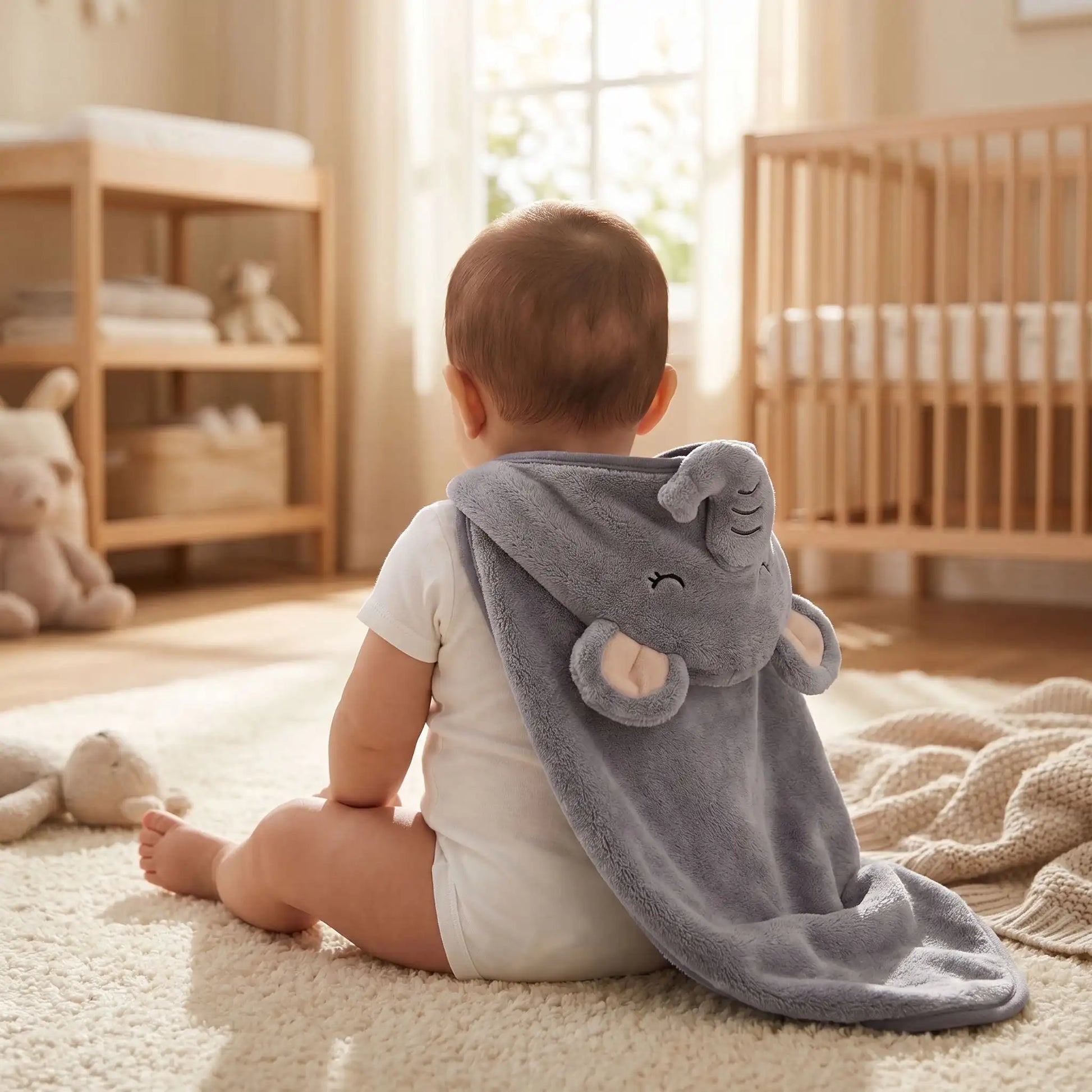 cape de bain bébé tumbo pour emmailloter bébé