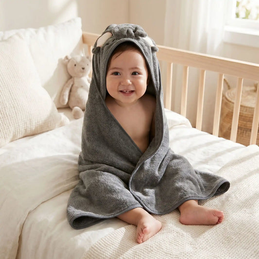 cape de bain bébé tumbo serviette douce hypoallergénique          