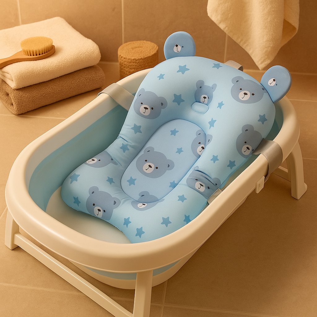 coussin de bain bébé purly hygiène confortable