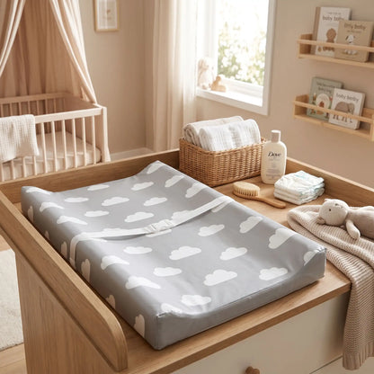 matelas à langer cloudy design mignon