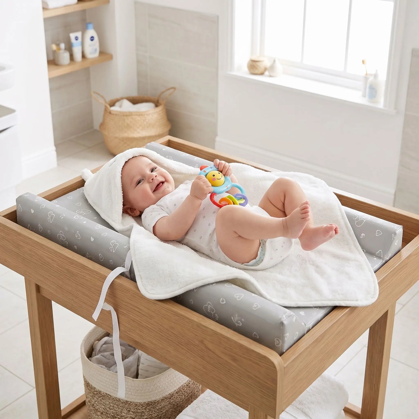 matelas à langer lovy coussin après bain