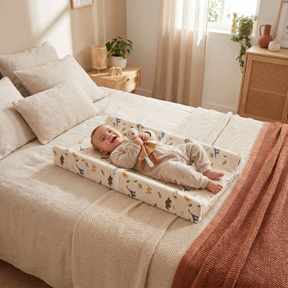 matelas a langer zino motif dinosaure