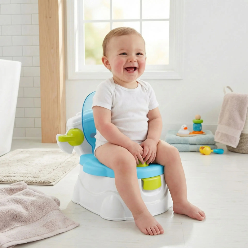 pot d'apprentissage bébé azurapot système anti éclaboussure