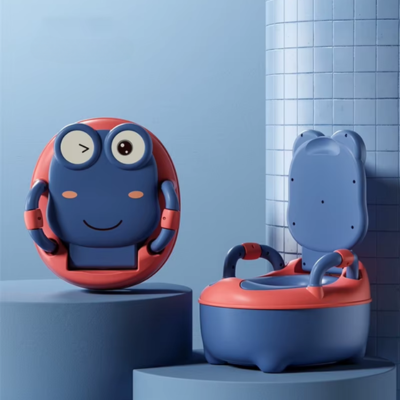 pot enfant grenouille bleue design ludique
