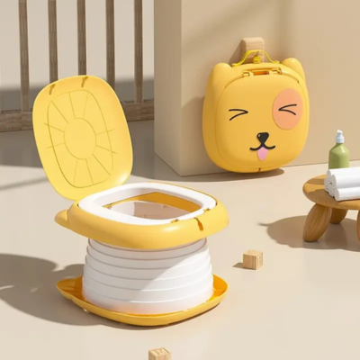 pot toilette bébé snopypot structure accordéon