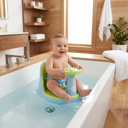siege bebe pour douche winky avec poignée ronde