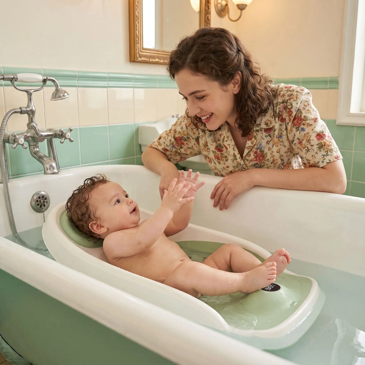 siege pour bebe dans baignoire babynest position inclinée