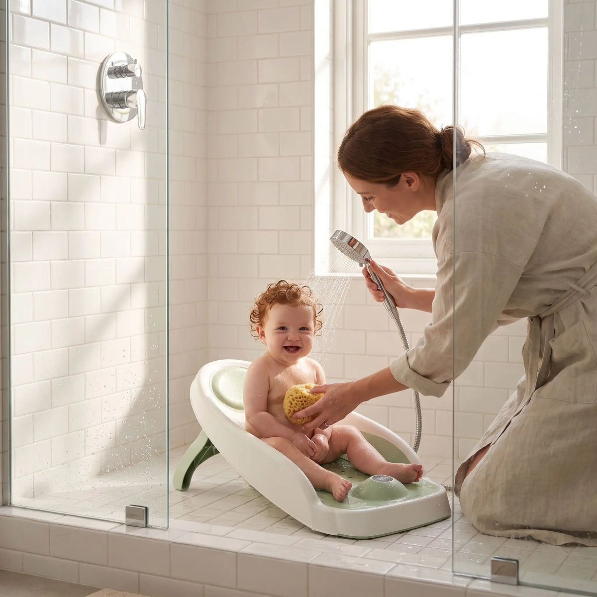 siege pour bebe dans baignoire babynest siège qui s'installe partout