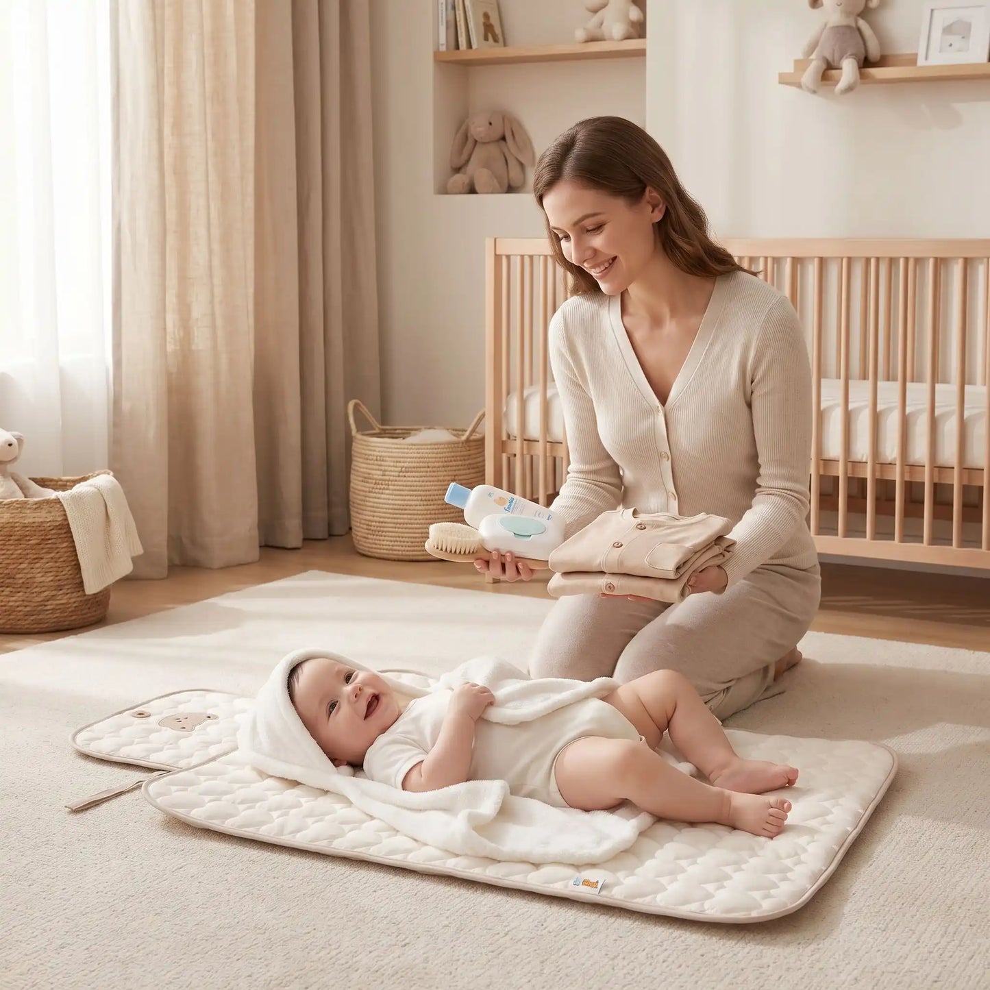 tapis à langer paws matelas pliable