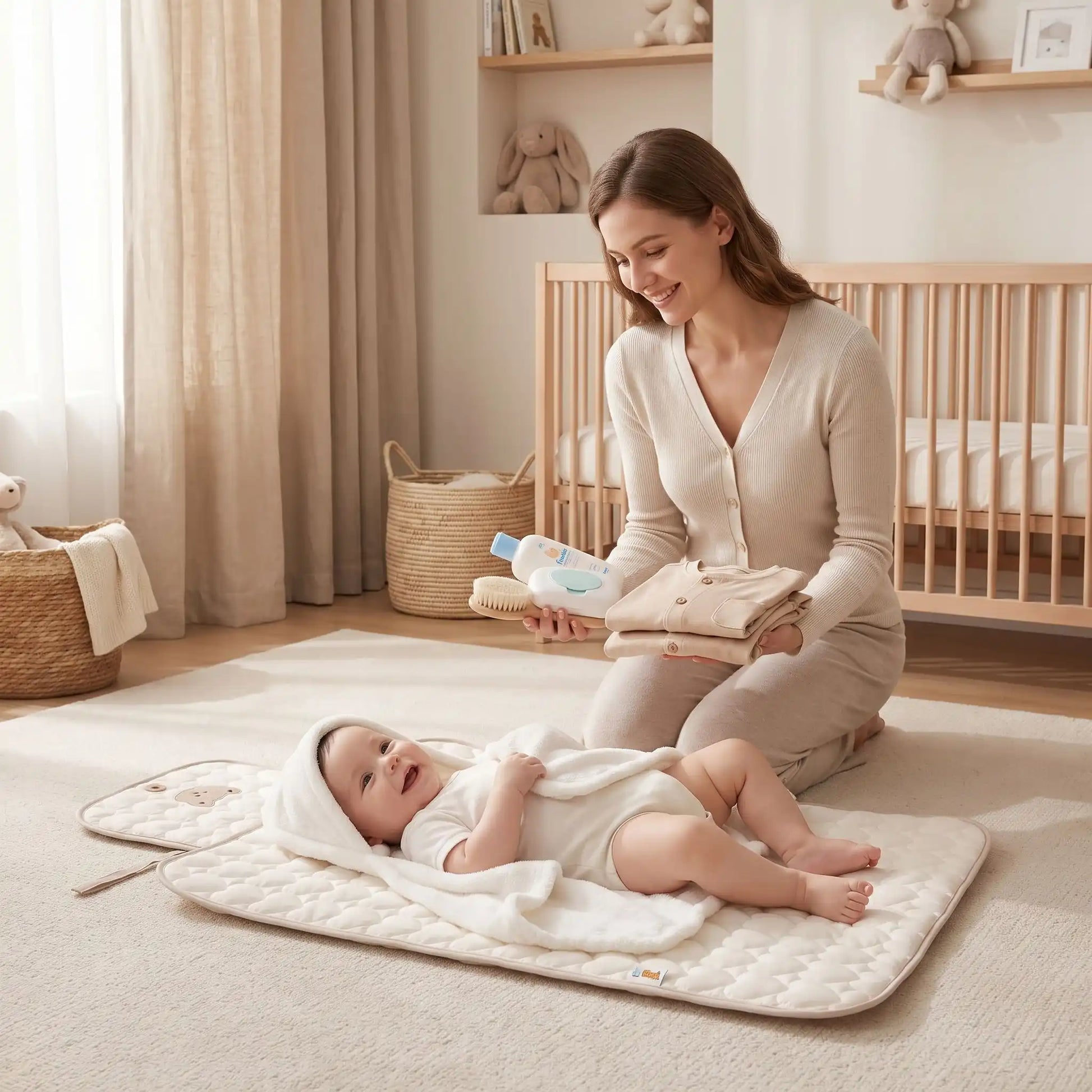 tapis à langer paws matelas pliable