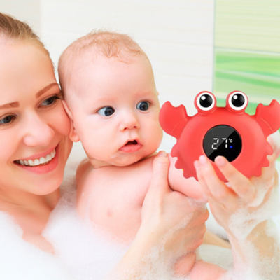 thermomètre bain bébé captaincrab design ludique