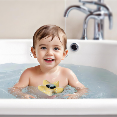 thermomètre de bain ploupi étoile jeaune moment aquatique