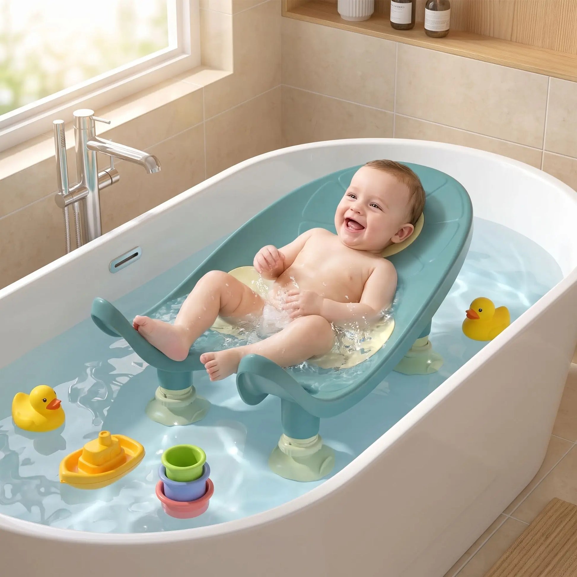 transat de bain bébé bainfix bain sécurisé