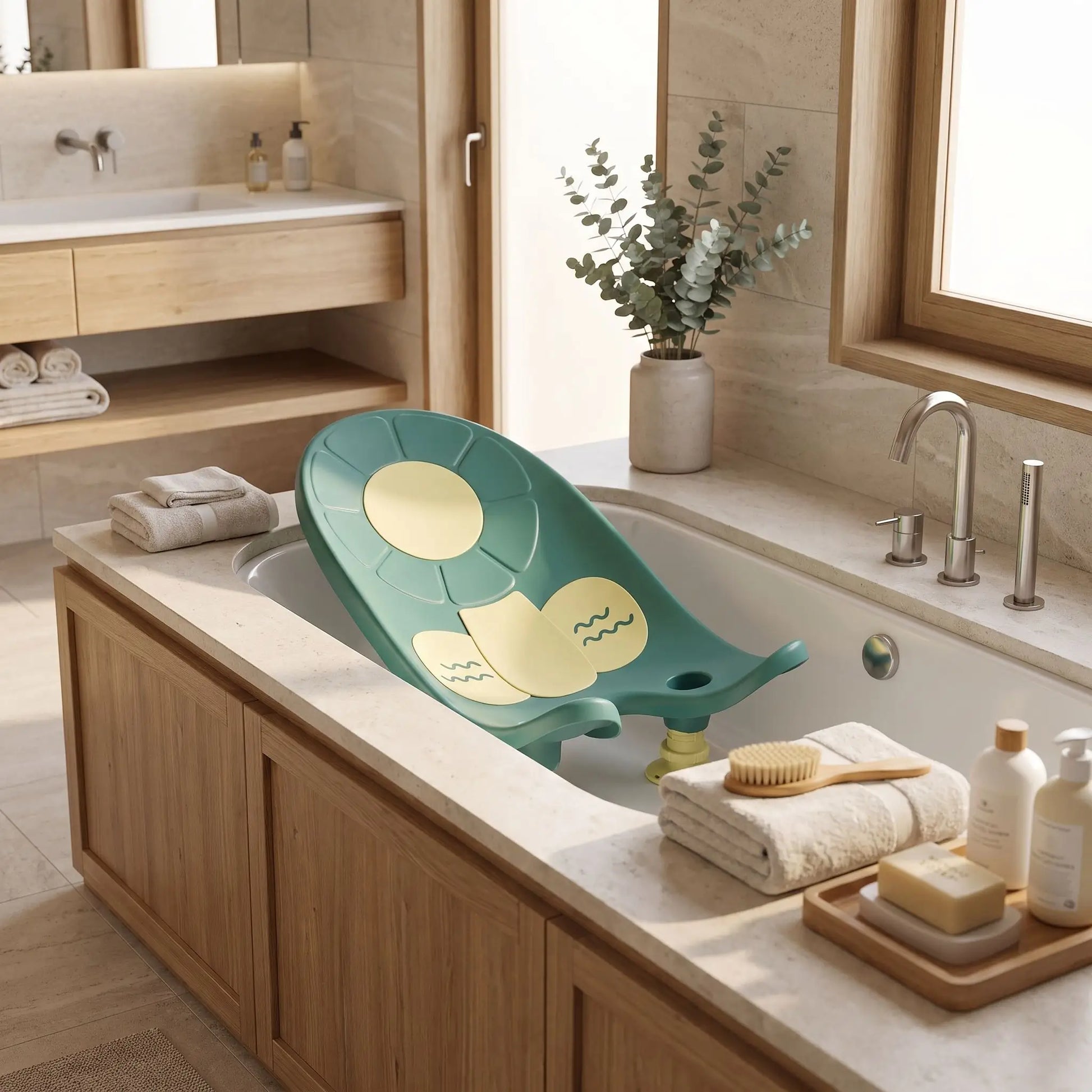 transat de bain bébé bainfix design ergonomique
