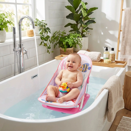 transat de bain bebe nidou confortable