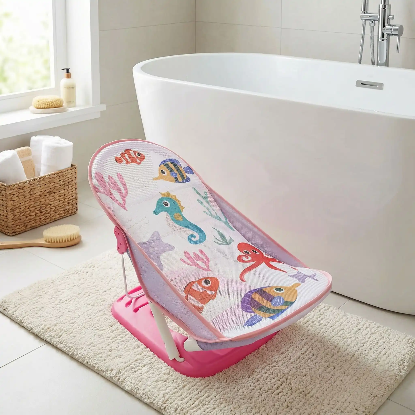 transat de bain bebe nidou ergonomique