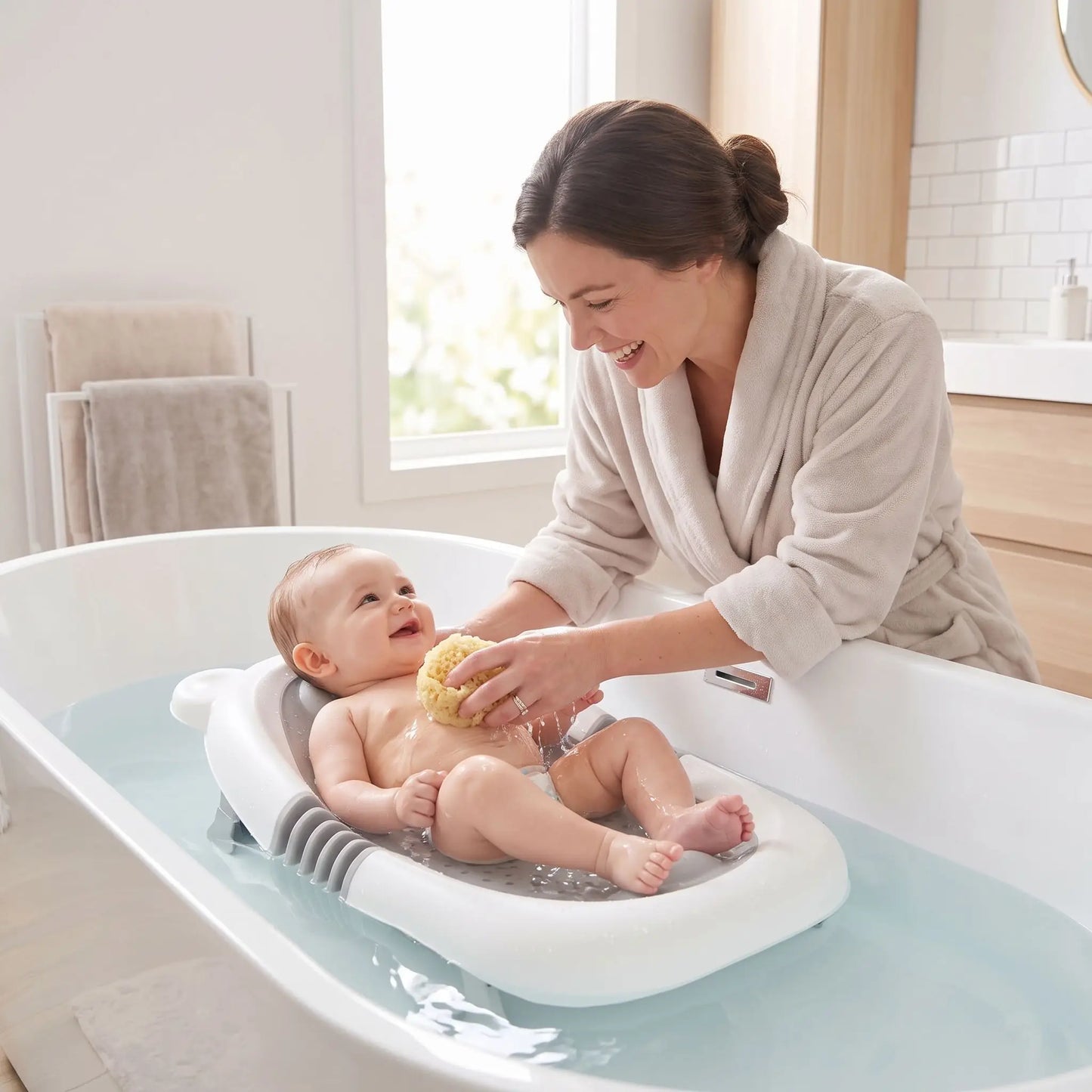 transat de bain pour bebe bubloo siège confortable