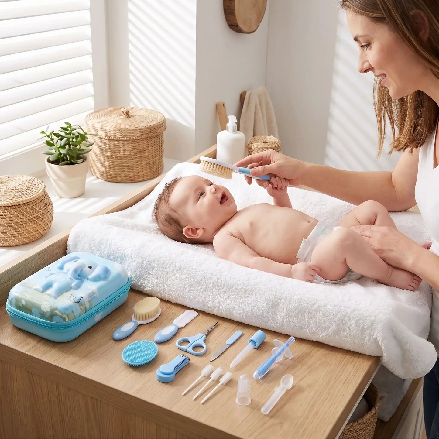 trousse de toilette enfant babykit accessoires pour les soins