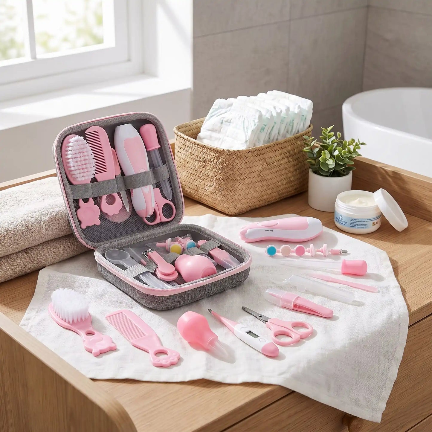 trousse de toilette fille rosy kit complet